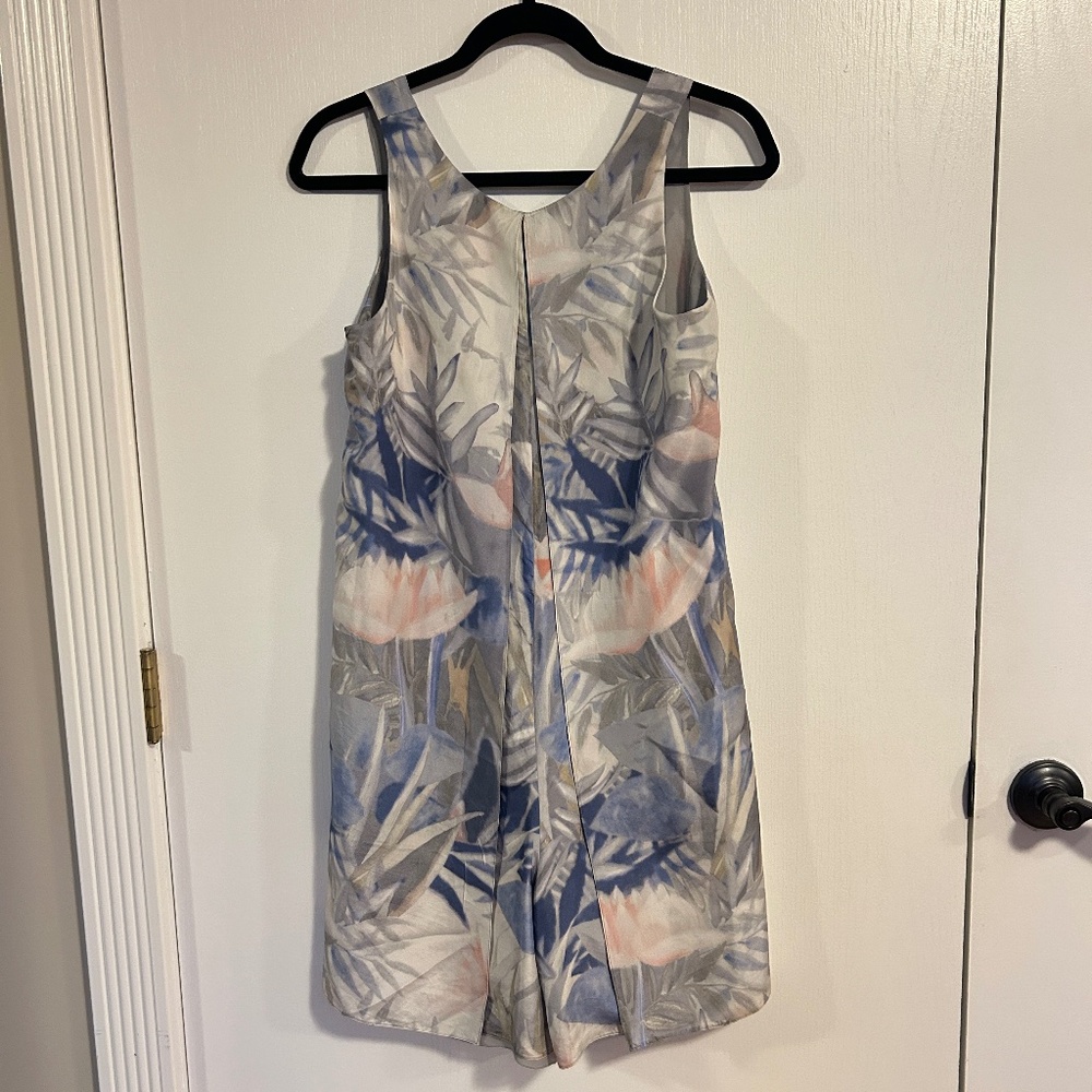 Emporio Armani Silk Printed Sleeveless Jumpsuit (Made in Italy)